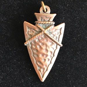 Bronze Arrowhead Pendant